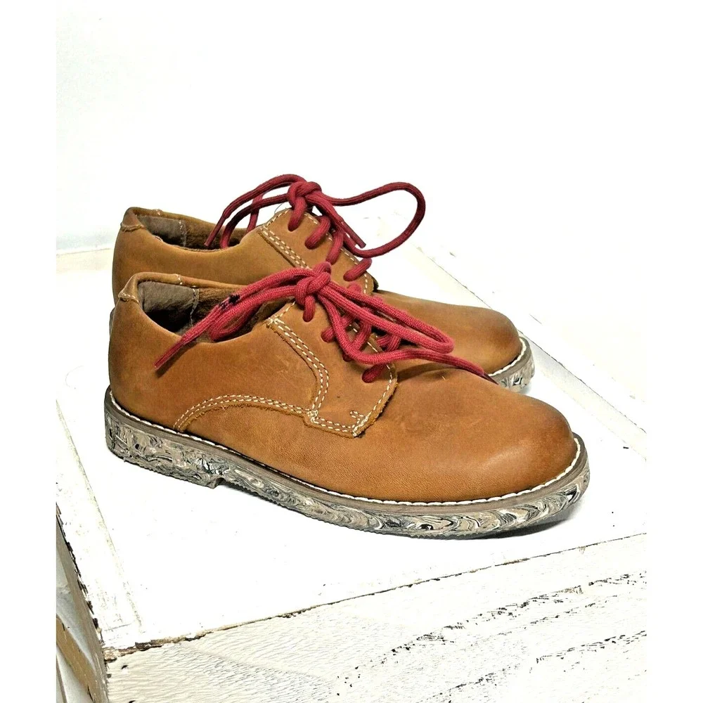 Florsheim Kearny Jr II Plain Oxfords Shoes Kids Suede Leather Toddler 11 M